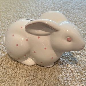 Pink Tiffany bunny bank.